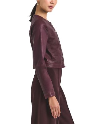 Penny Stretch Leather Jacket