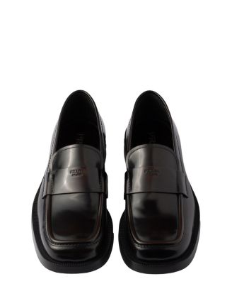 Men's Brushed Leather Loafers