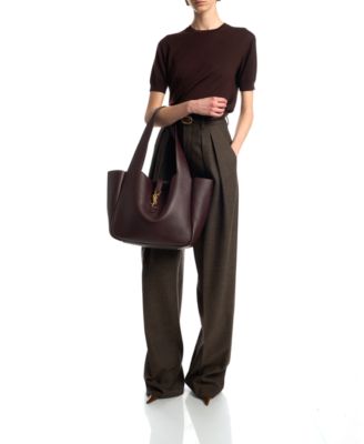  Le 5 A 7 Bea Shoulder Tote Bag In Grained Leather
