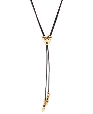  Heartline Leather Necklace