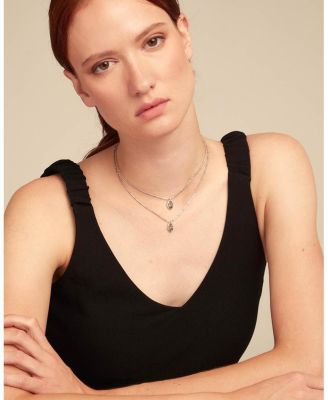  Double Strand Crystal Necklace