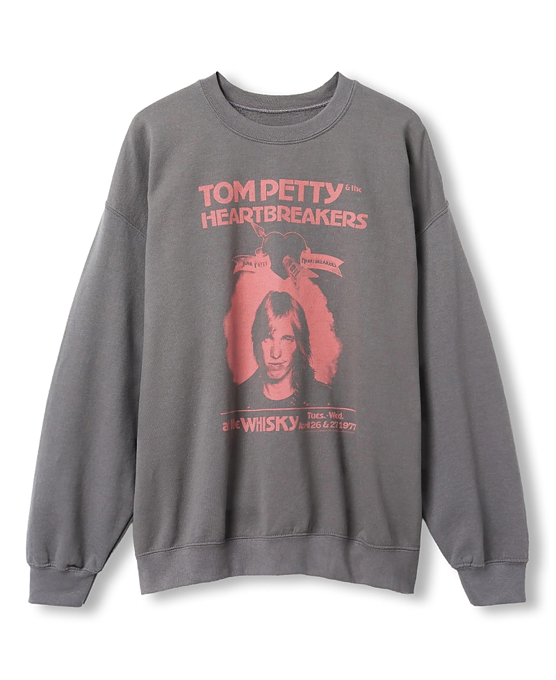 Junk Food Clothing Unisex Tom Petty at the Whiskey Flea Market Crew Sweatshirt