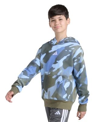 Boys' Printed Fleece Halftone Camo Hoodie - Big Kid