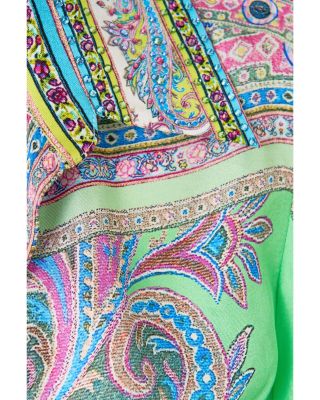 Cropped Wrap Silk Shirt