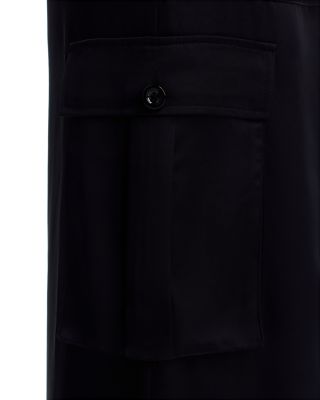 Maia Silky Satin Cargo Pants