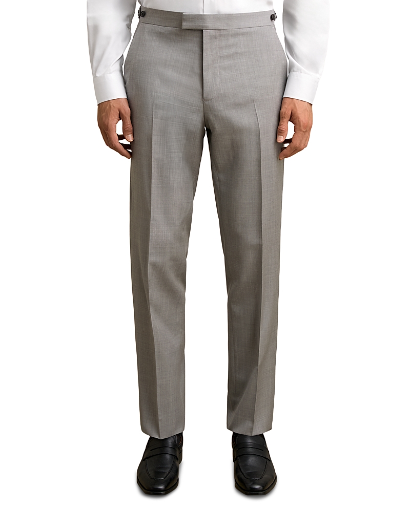 Reiss Inspire Slim Fit Wool Trousers In Gray