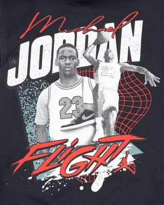 Boys' JDB MJ Double Flight Graphic Fleece Pullover Hoodie - Big Kid