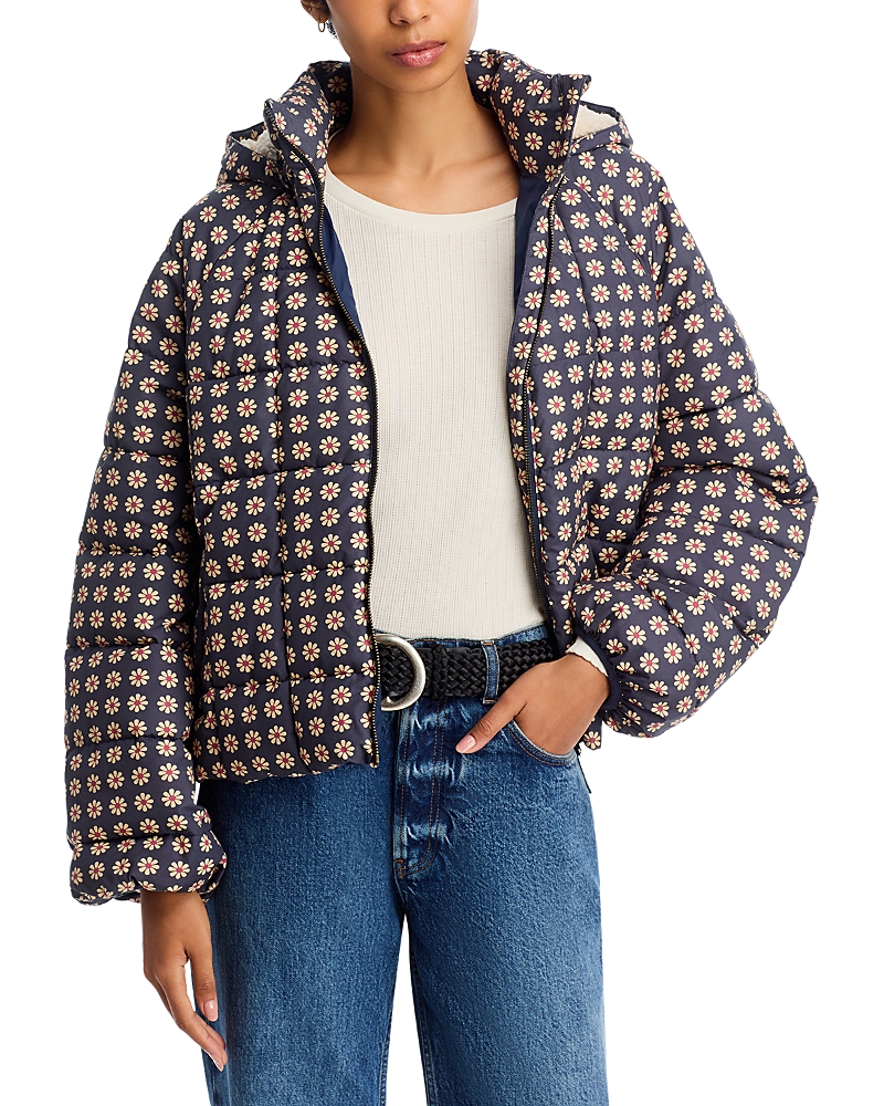 The Great Whistler Puffer Jacket In Brown