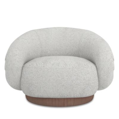 Smoosh Fabric Swivel Chair
