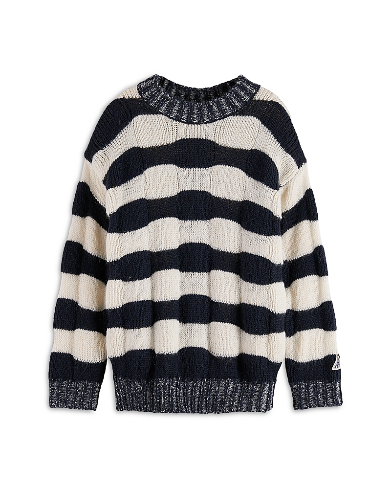 Scotch & Soda Girls' Chunky Striped Sweater - Little Kid, Big Kid In Multi