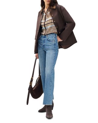 Shea High Rise Straight Ankle Jeans in Ithaca