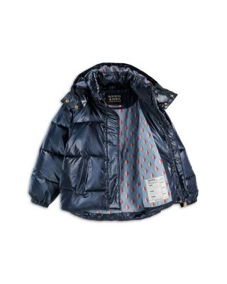 Girls' Short Metallic Puffer Jacket - Little Kid, Big Kid