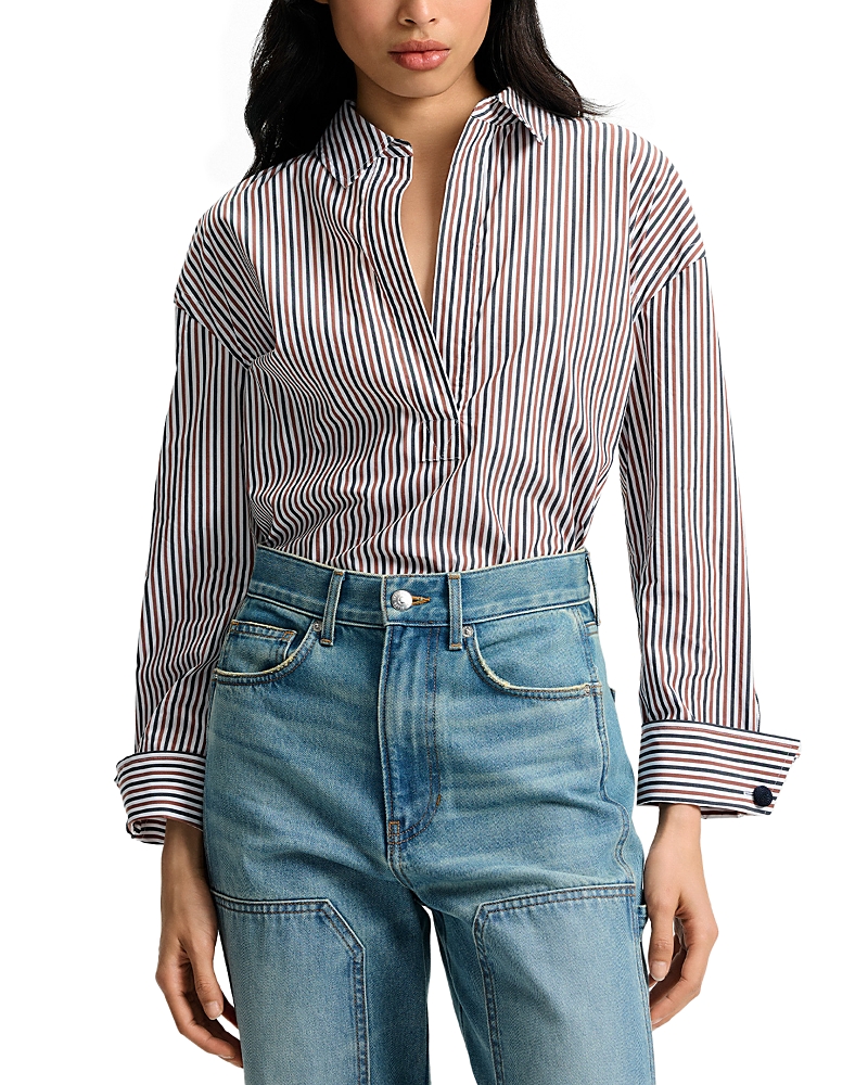 Veronica Beard Draymond Shirt In Multi