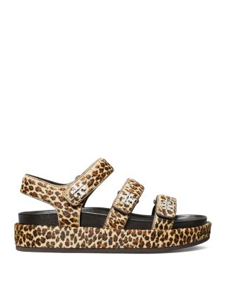 Women's Kira Calf Hair Triple Strap Sandals