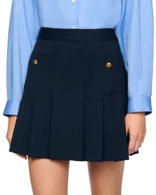 Pleated Mini Skirt