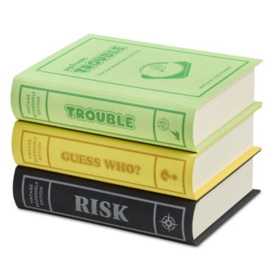 2025 Vintage Bookshelf Assortment 3 Pack: Guess Who, Risk, Trouble