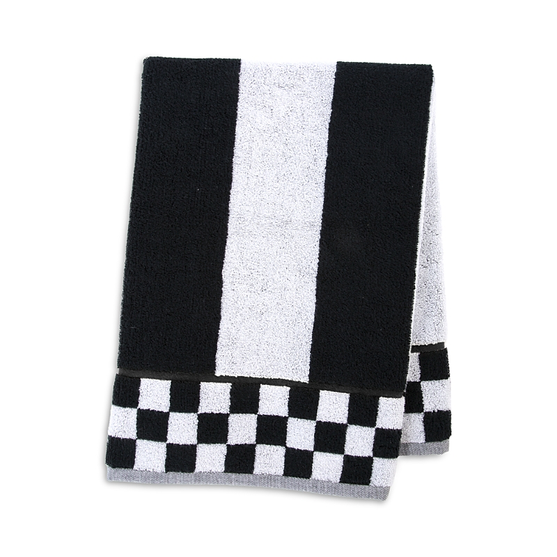 Mackenzie-childs Stripe Bath Towel In Black