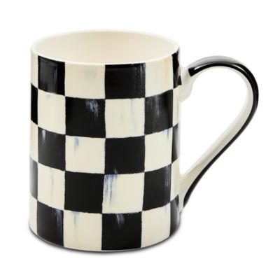 Courtly Check Porcelain Mug