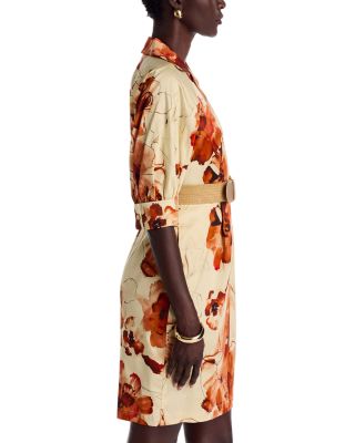 Floral Print Shirtdress