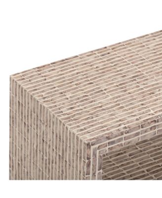 Derry Capiz Shell Nightstand