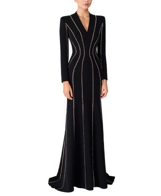 Victoire Rhinestone-Embellished Maxi Gown