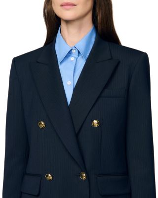 Pinstriped Blazer