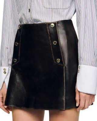 Leather Mini Skirt