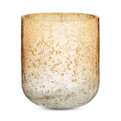 Winter White Radiant Glass Candle, 16 oz.