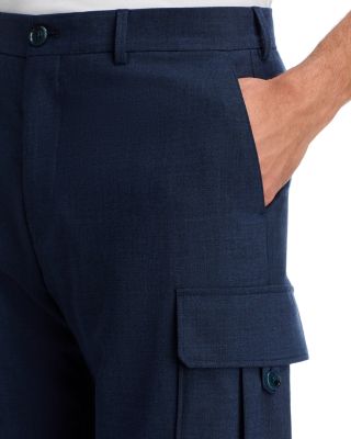 Wool Blend Cargo Trousers