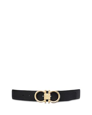 Men's Double Gancini Reversible Leather Belt