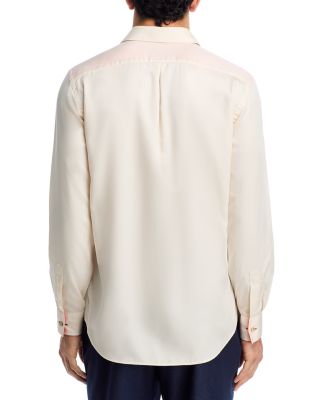 Printed Tailored Fit Button Shirt