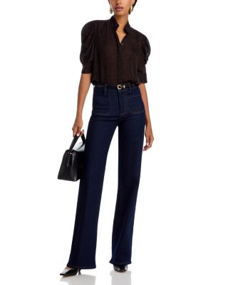 The Leopard Gillian Silk Top