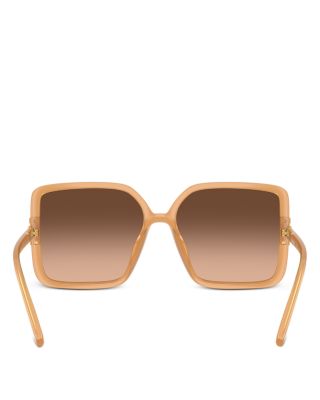 Flat Eleanor Square Sunglasses, 57mm - Exclusive