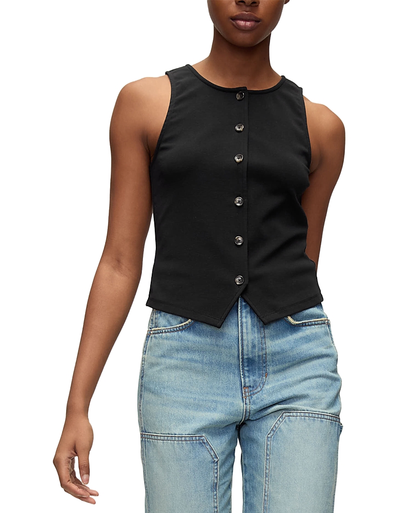 Veronica Beard Caroline Vest In Black