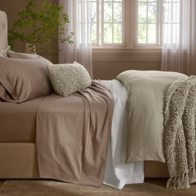 Signature Organic Cotton Hemmed Sheet Set, Queen