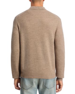 Merino Wool Collared Cardigan