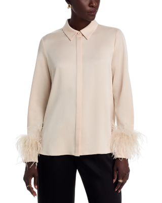 Luna Satin Back Crepe Blouse