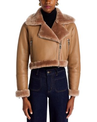 Pike Cropped Shearling Jacket