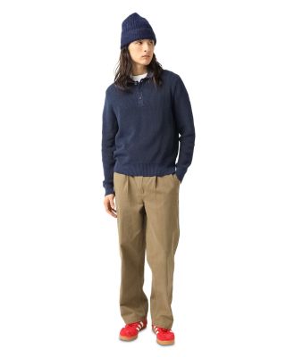 Slouchy Long Sleeve Polo