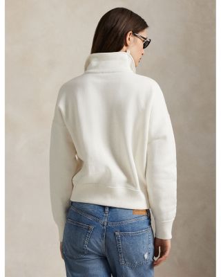 Logo Fleece Quarter Zip Sweatshirt