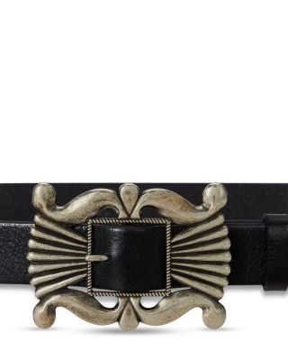Decorative Buckle Leather Belt