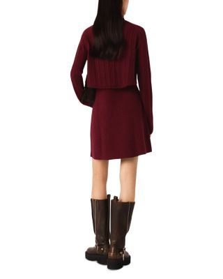Knit Dress with Removable Sweater
