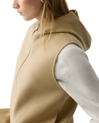 Hooded Wool & Cashmere Vest