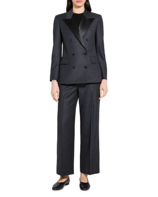 Double Breasted Tuxedo Combo Jacket