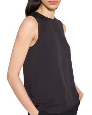 Silk Sleeveless Top
