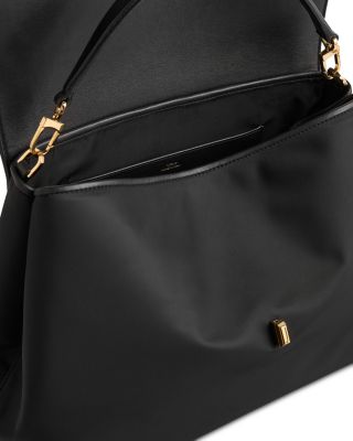 T-Lock Nylon and Leather Convertible Satchel