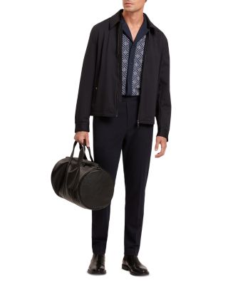 Danlibe Short Sleeve Argyle Button Through Jersey Shirt