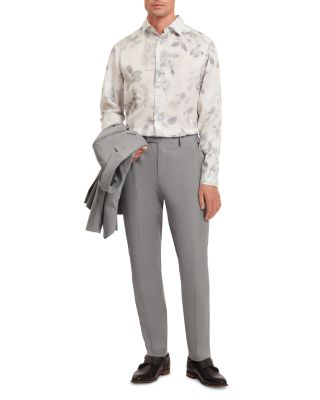 Kalmill Regular Fit Leaf Shadow Print Shirt