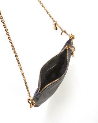 Icons Mini Leather Halfmoon Bag