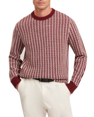 Frankez Textured Crewneck Sweater